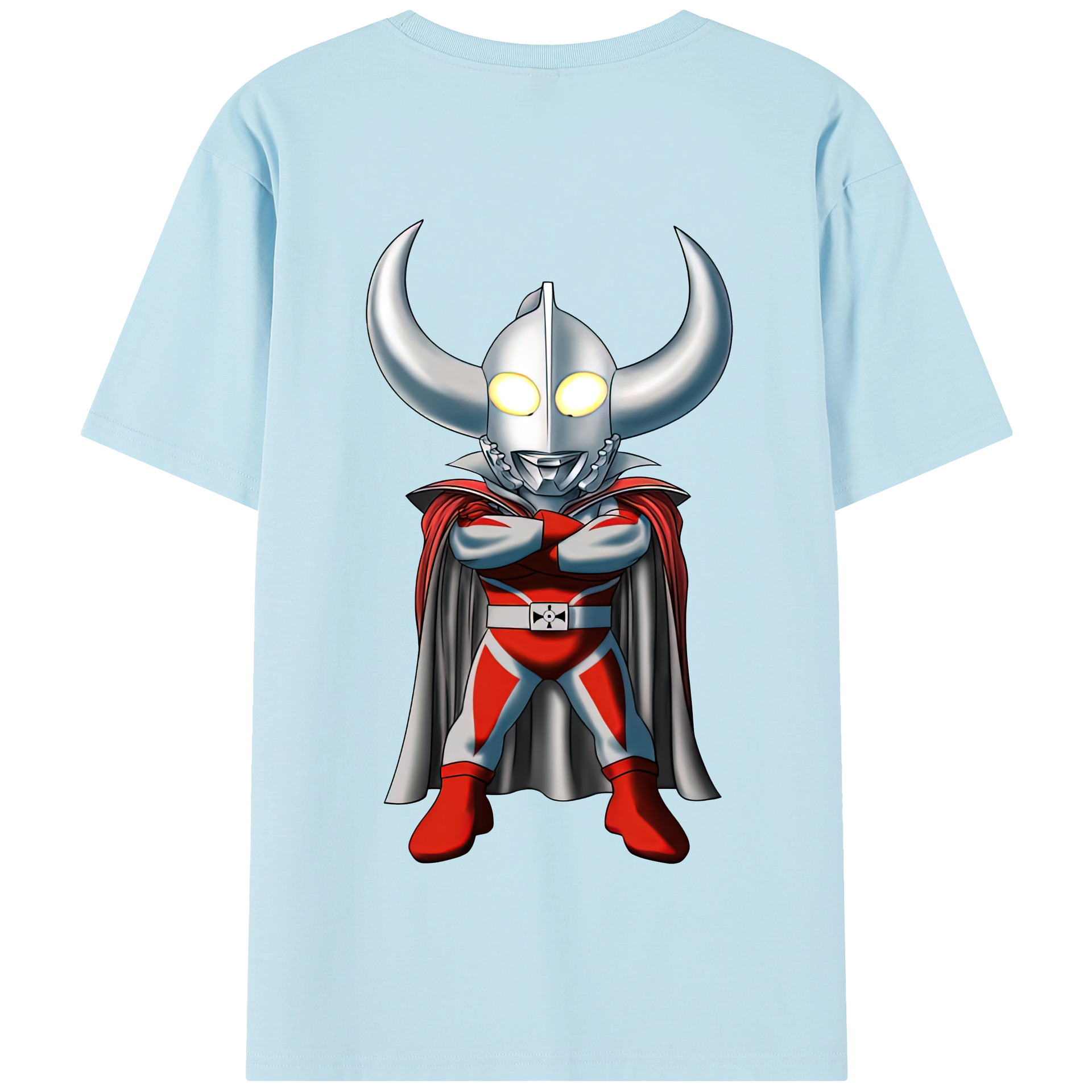 （画像用） ウルトラマン Ultraman 綿100％半袖Tシャツ（背面プリント）